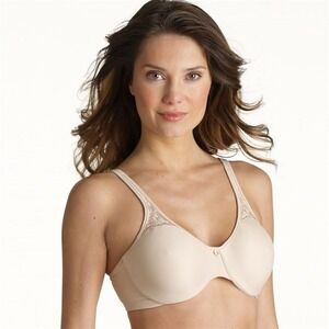 NWT Bali 38DD Passion for Comfort Minimizer Underwire Bra 3385 Beige 127502